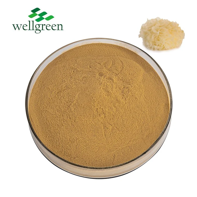 Aurantialba White Fungus Sporocarp Powder Mushrooms Organic Tremella Fuciformis Extract