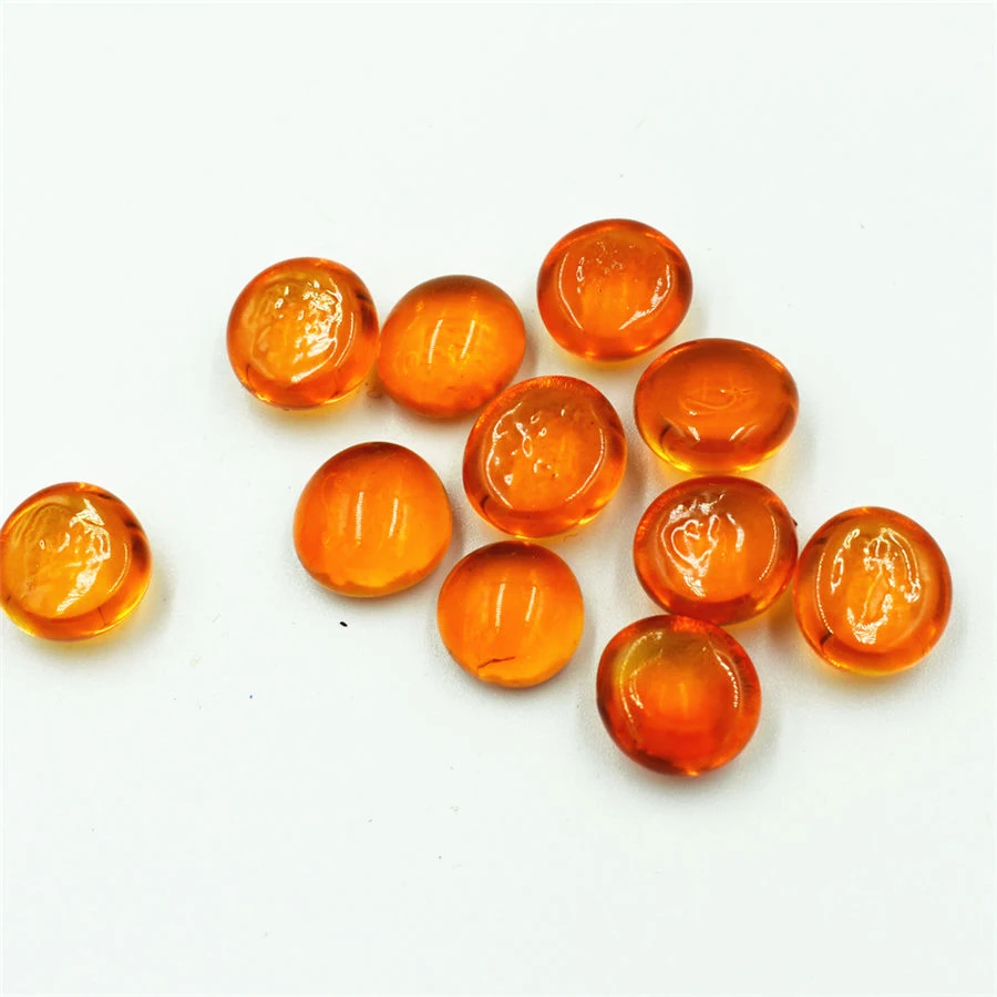 Fish Tank Aquarium Decor Landscaping 14mm Glass Beads Decorative Glass Gems Pebble Decorative Stone