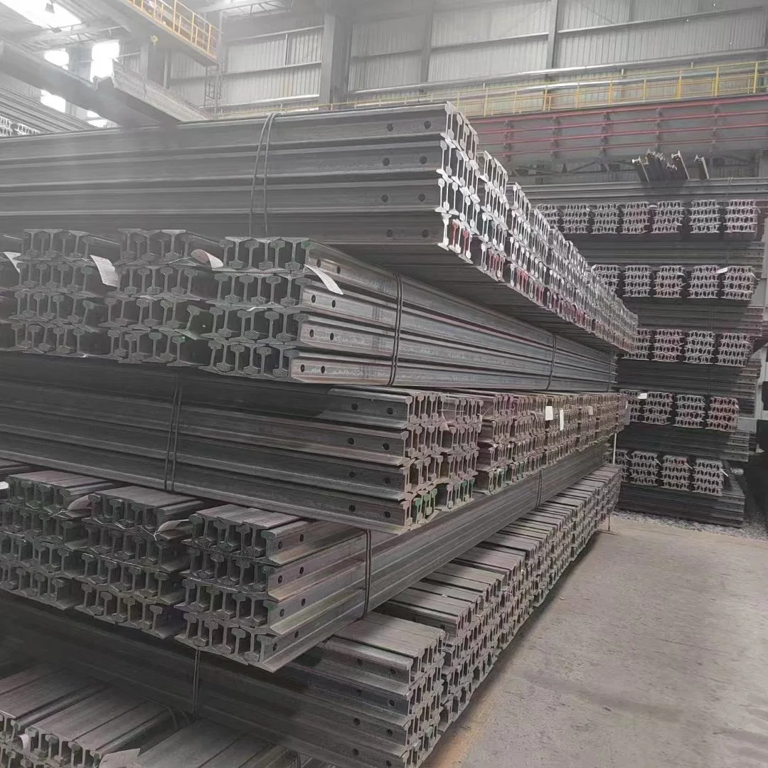 Railing Prices Rails Track 55q Q235 R50 R65 Light Heavy Rails Train Hot Rolling Used Guard Railroad W-Beam Steel Guide Rail