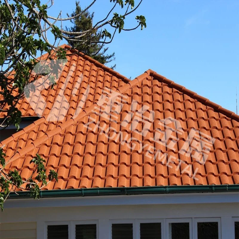 Красочные оцинкованной стали с покрытием из камня лист крыши плитки для продажи