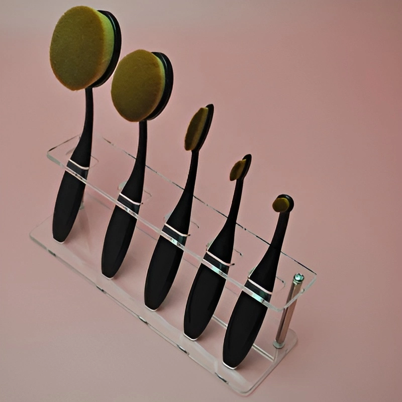 Juego de Pinceles multifunción profesional Plexiglass Holder for Beauty Makeup Estudio