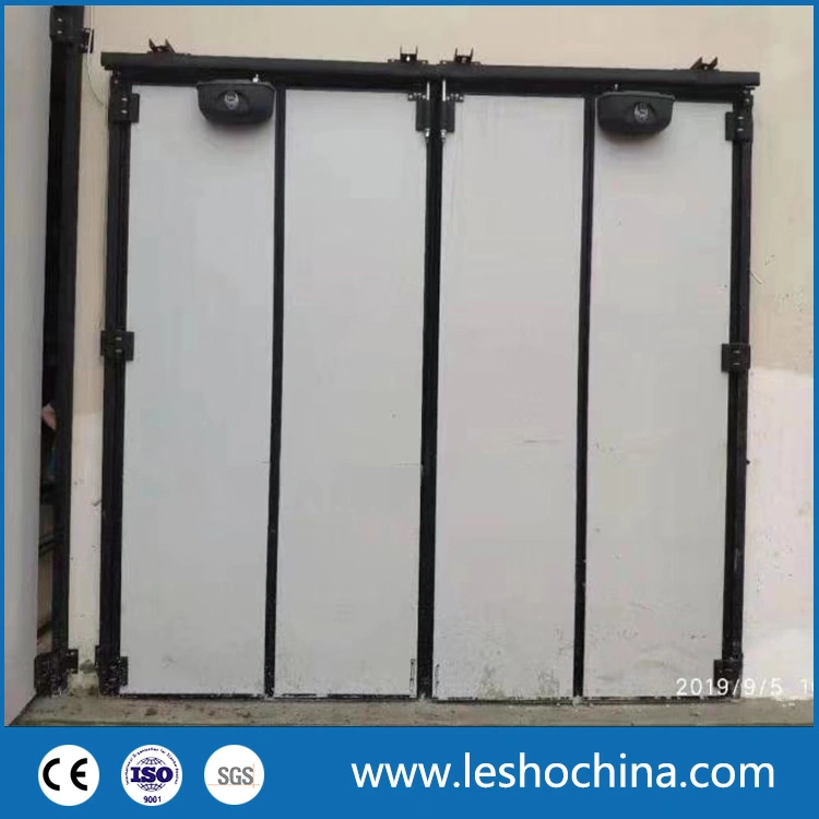 Automatic Folding Aircraft Warehouse Fireproof Steel Sliding Folding Hangar Industrial Door