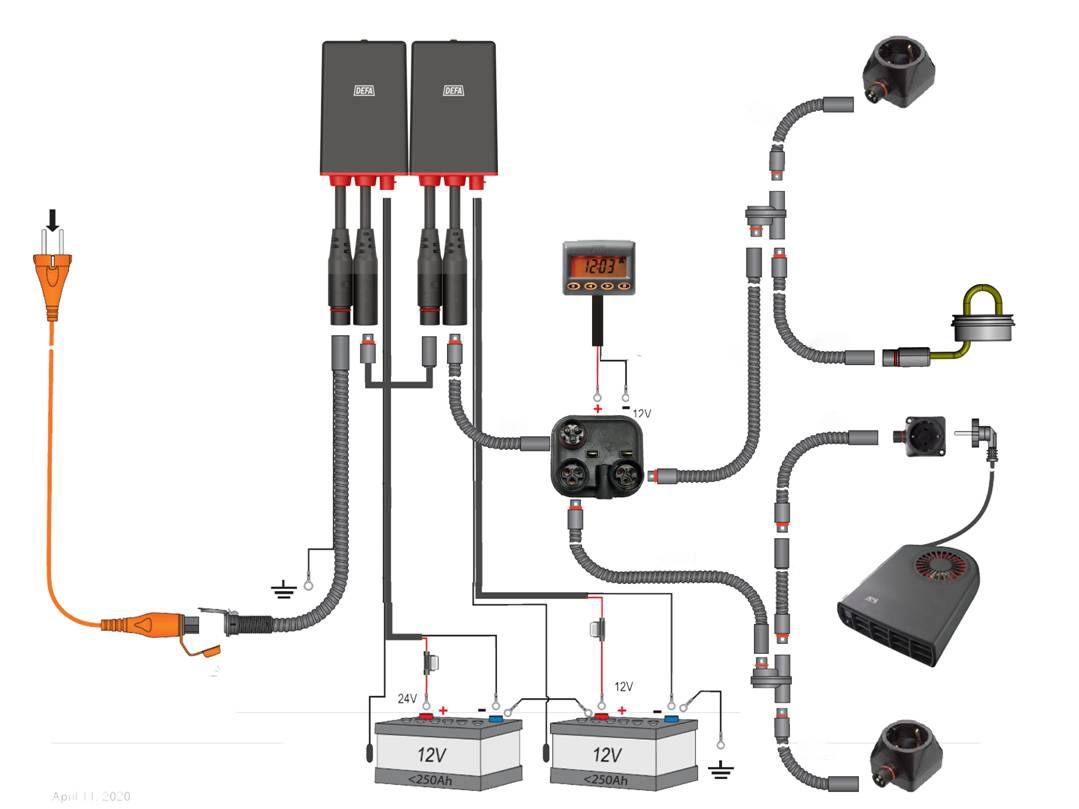 Famous Defa Brand From European New Energy Warmup Heater Power Make The Car Warm up in Winter