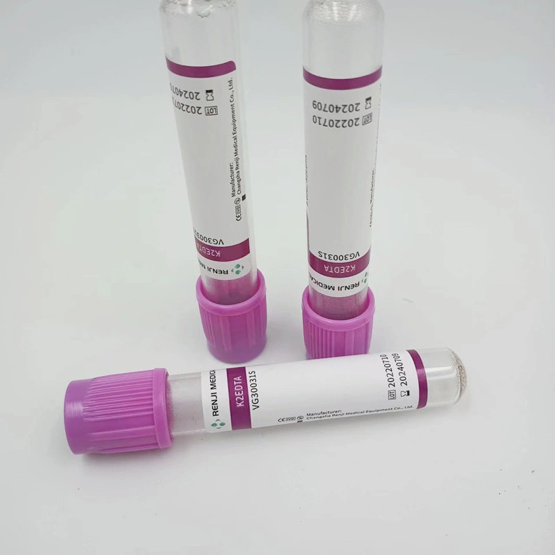 K2EDTA K3EDTA- Pet/Glass Vacuum Blood Collection Tube