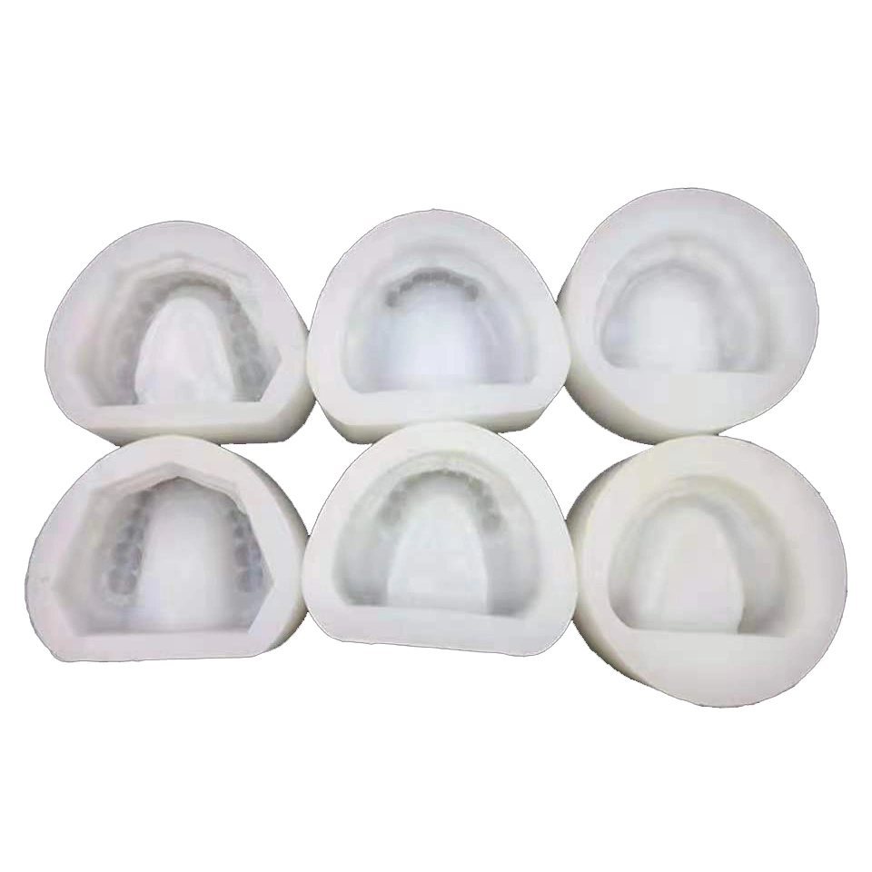 Hight Quality Dental Silicone Teaching Edentulous Jaw Plaster Model Mold Full Mouth Super Soft