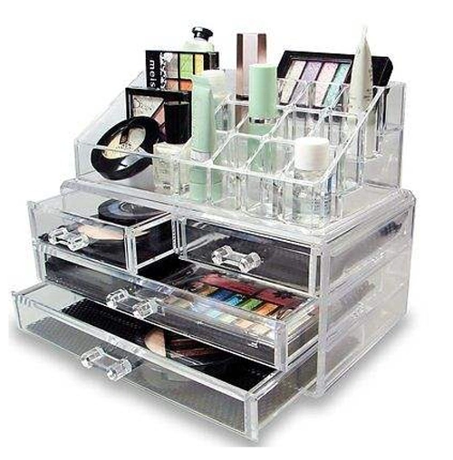 Acrylic Countertop Store Retail Merchandising Displays for Cosmetic