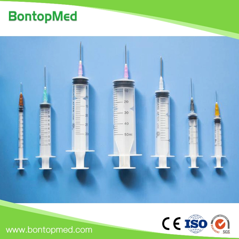 Medical Disposable Sterile Injection Syringe with Needle