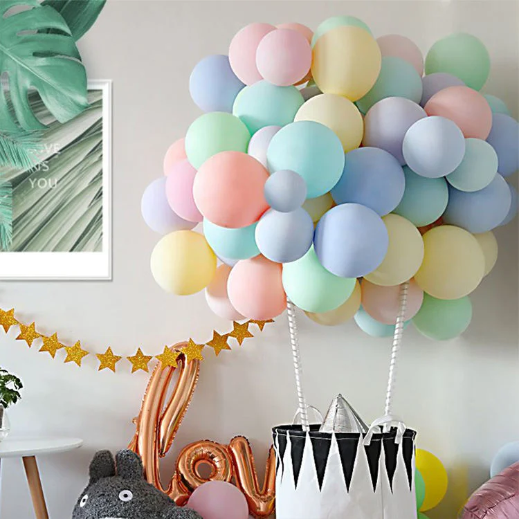 Macarons Latex ballon anniversaire fête Candy ballons anniversaire décorations Enfants douche bébé mariage Golobos