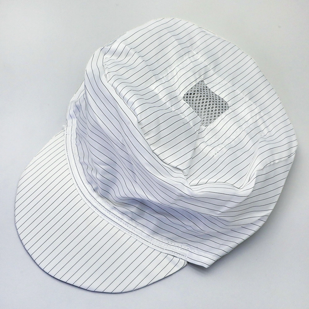 White Pink Blue Mesh Breathable ESD Cap Cleanroom ESD Hat for Electronic