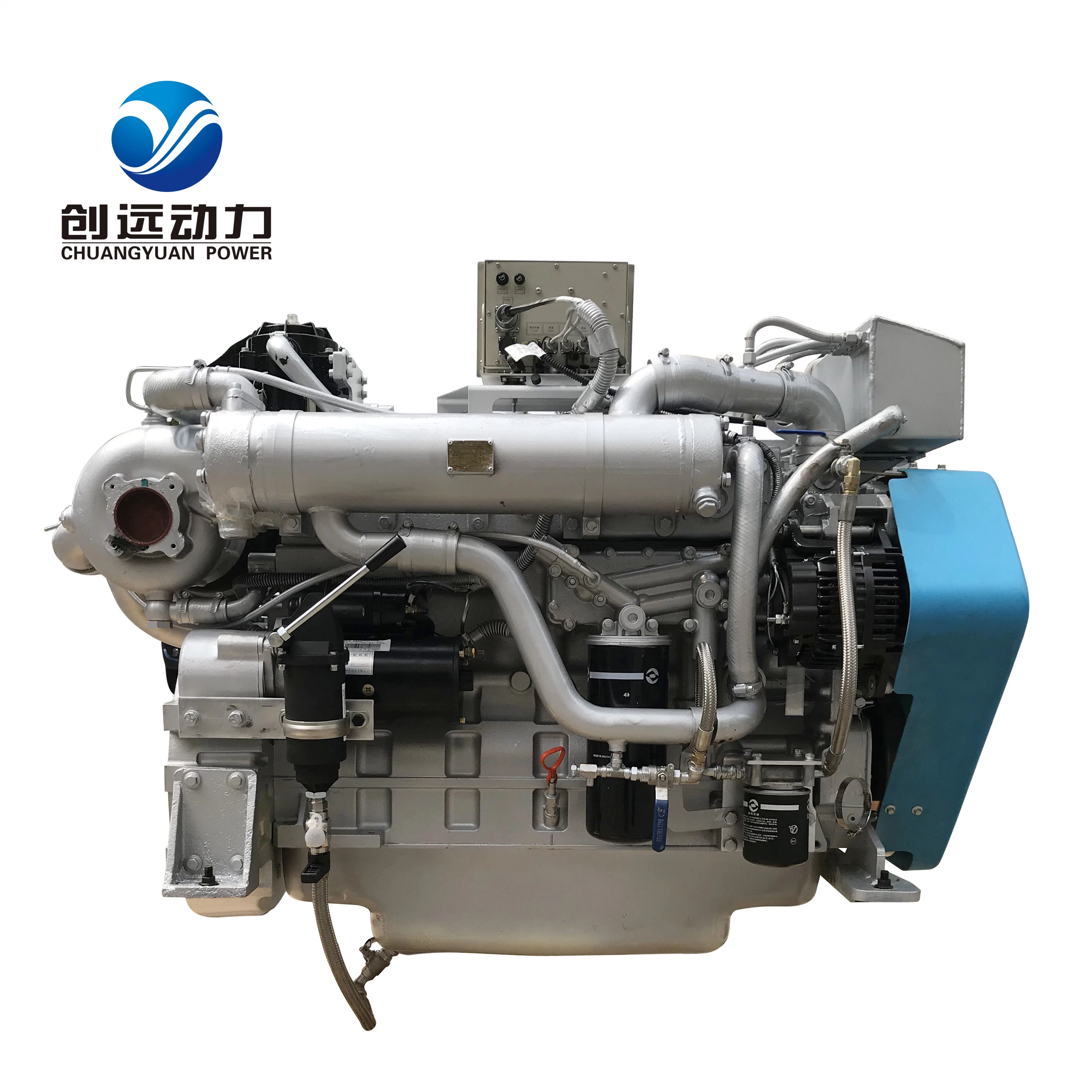 High Speed Sdec 360 HP 6 Cylinder Small Selling Electric Old Chinese Marine Diesel Engine for Boat D683