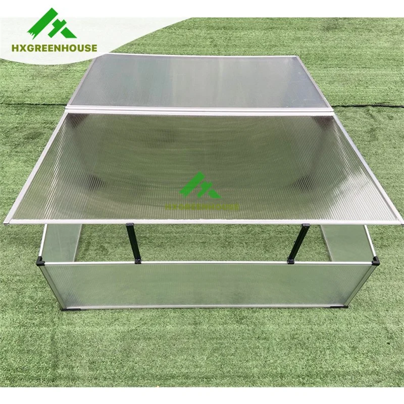 Mini Garden Greenhouse Anodized Aluminium Cold Frame