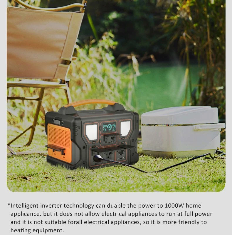 Outdoor Power 500W High-Power 220V Mobile Portable Self Driving Camping High-Power Self Driving Travel Household Battery with Socket