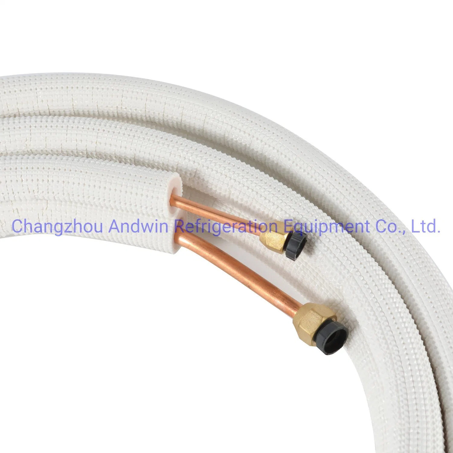 Fireproof Insulation Air Conditioner PVC Coated Copper Pipe