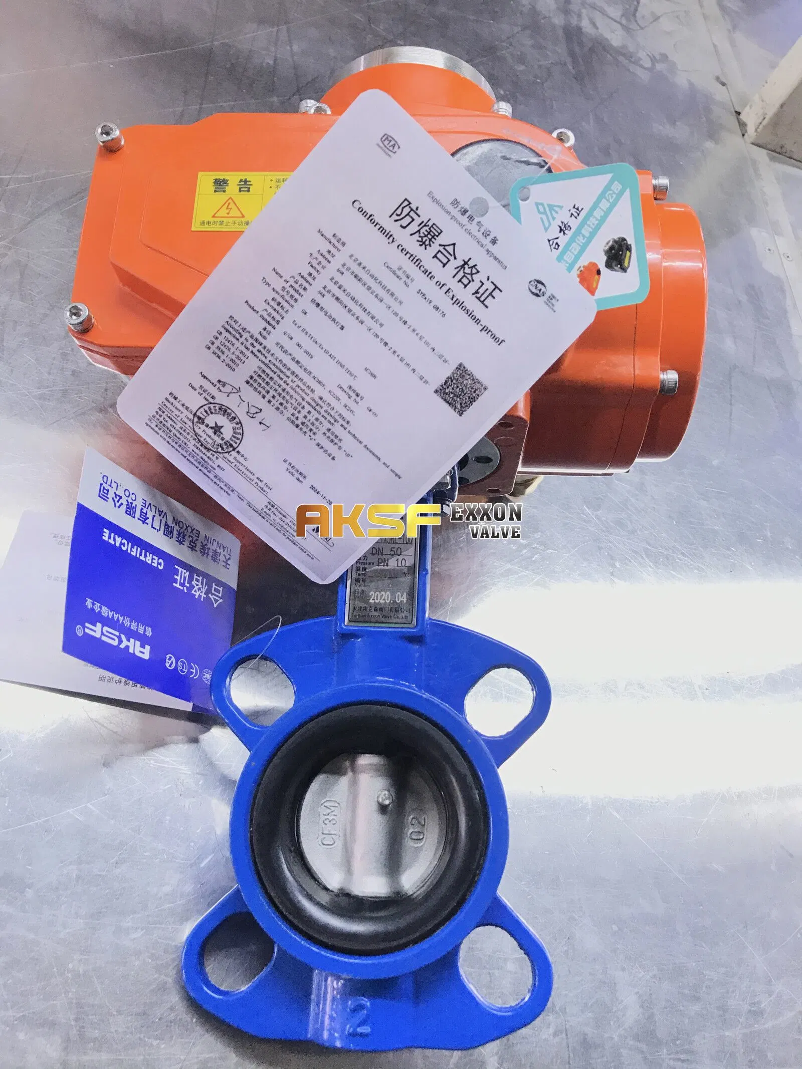 Wafer Butterfly Valve Pneumatic Actuator