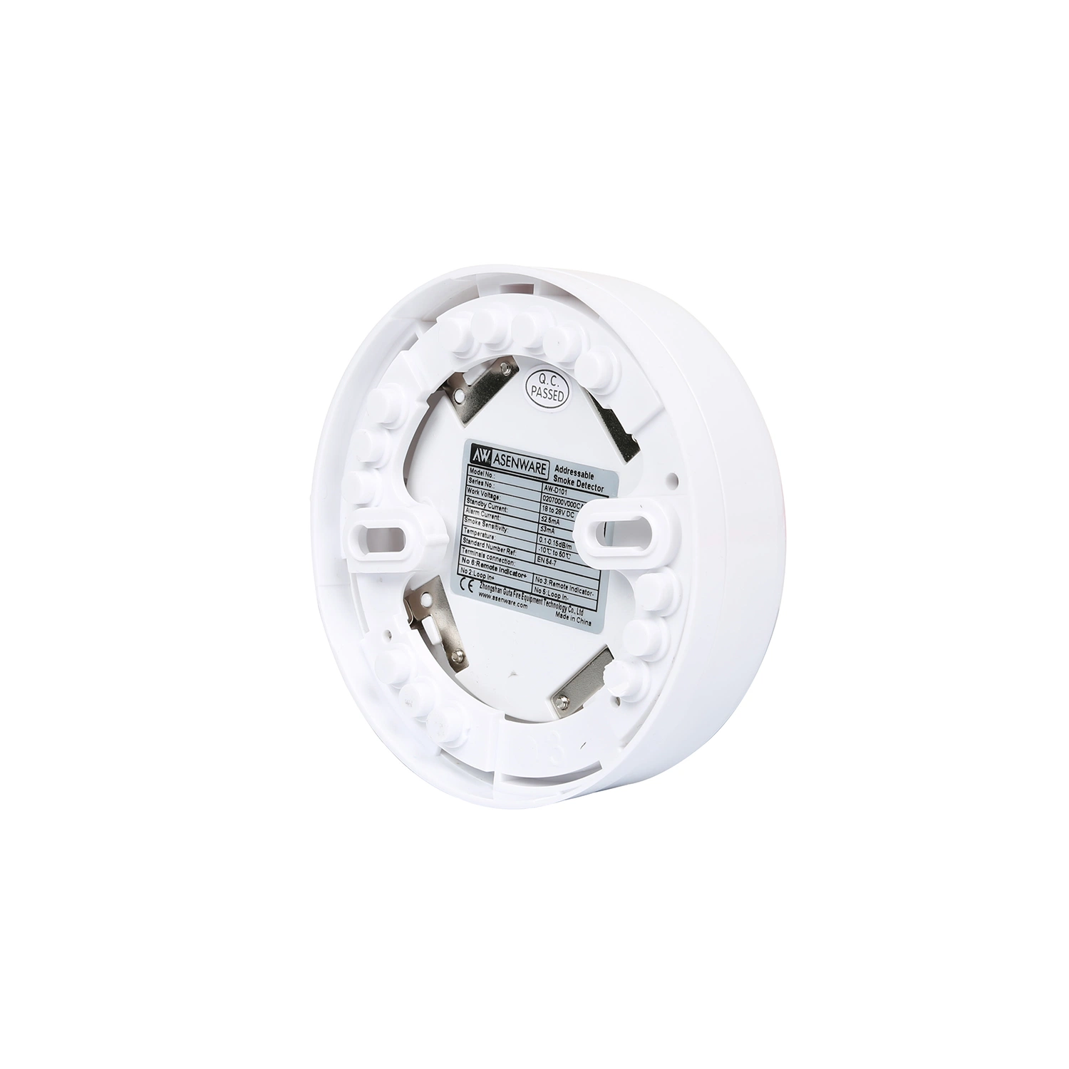 precio de fábrica 2 Cable Sensor de Humo Fotoeléctrico convencionales para el panel de alarma de incendios