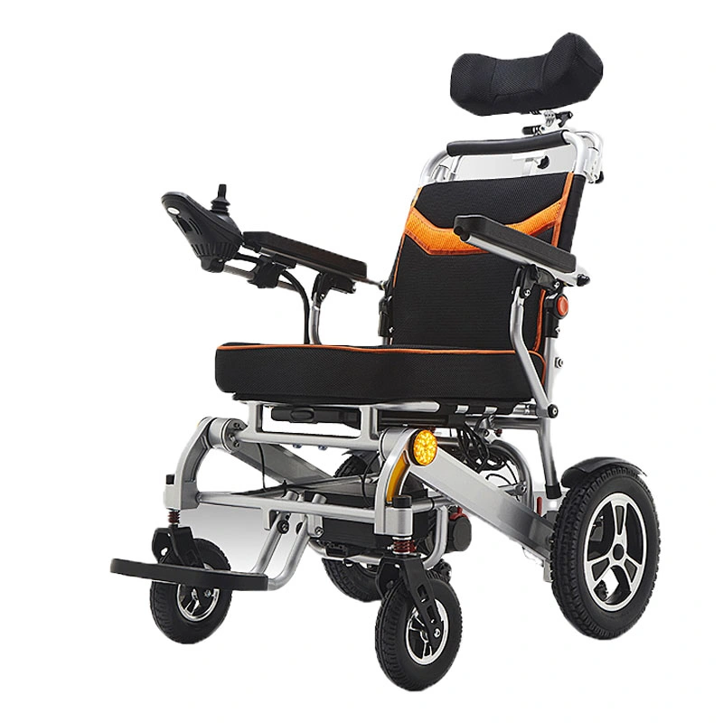 Powerful Motors Lightweight Wheel Chair Electric Wheelchair Foldable Electric Reclinable