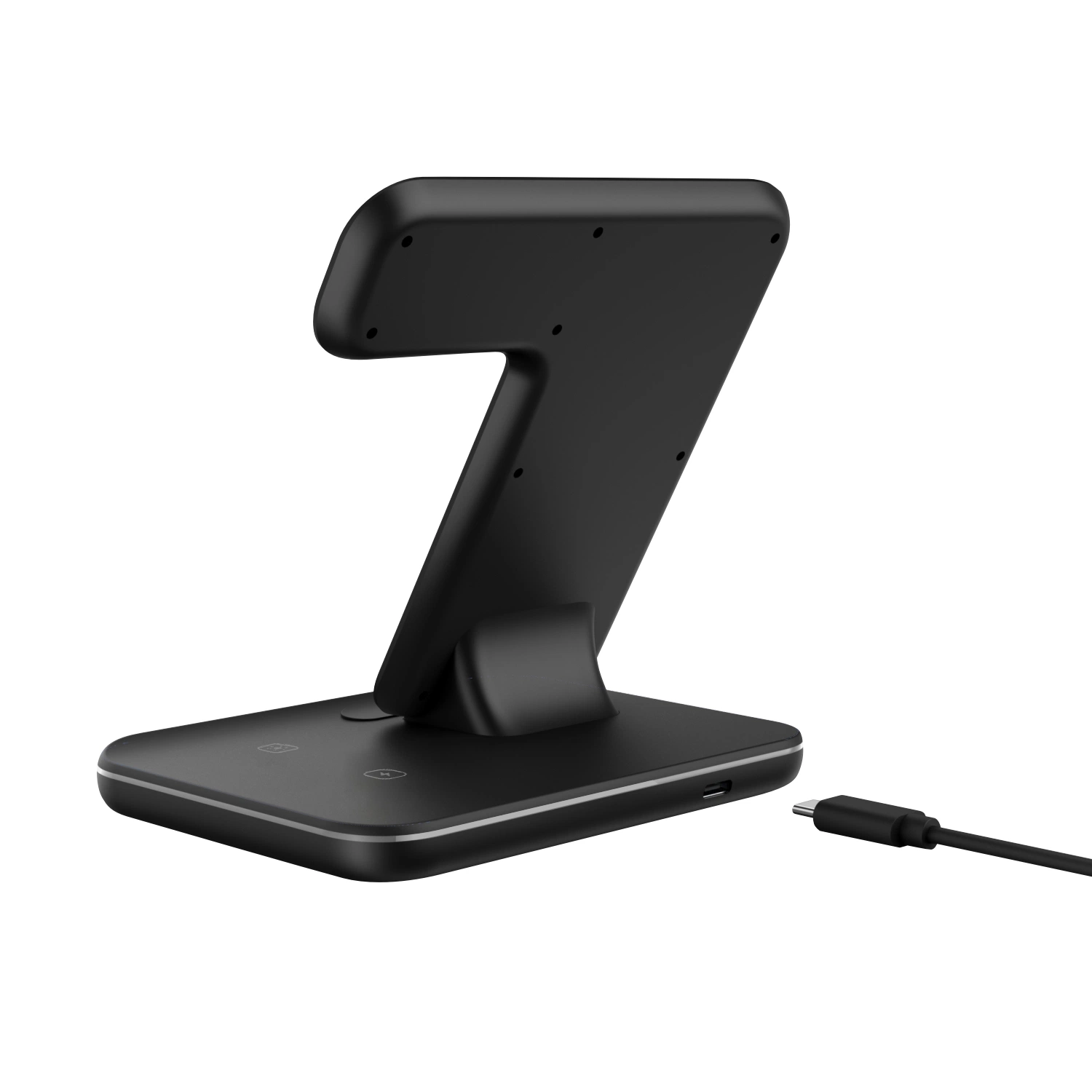 Qi Multi Function 3 in 1 Wireless Charger Charging Station for iPhone for iWatch