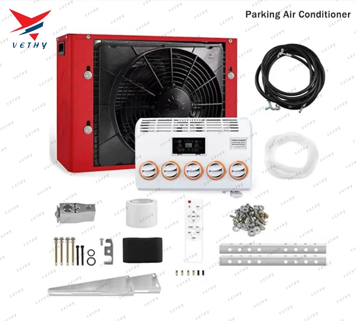 12V 24V Auto Cab Parking Cooler Split Truck Air Conditioner for Trucks