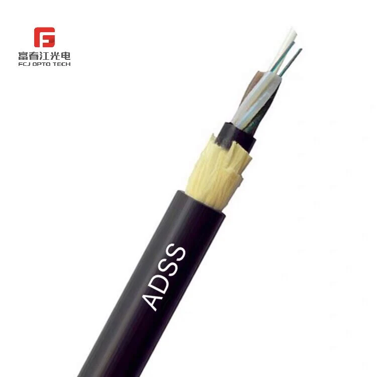 Fcj ADSS Fiber Optical Cable All-Dielectirc Self-Supporting Cable