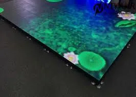 P3.91mm Stage Interactive Dance LED Floor Screen, Full Colour LED Display Project