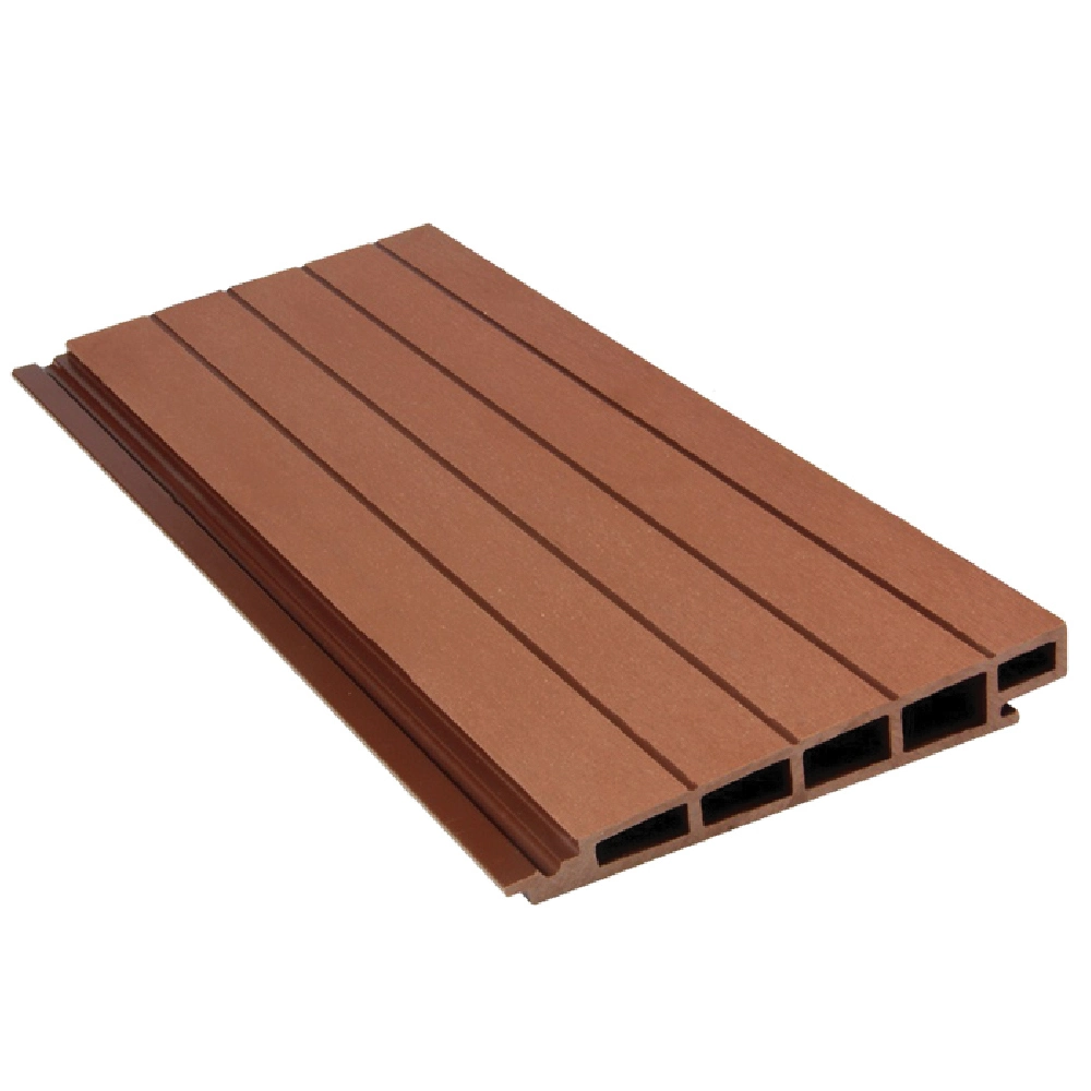 Exterior Windproof UV Resistant Colorfast Wood Look Fire Rated Long Lasting WPC Wood Plastic Composite Wall