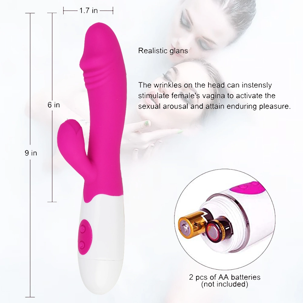 G Spot Rabbit Vibrator Conejito orejas clítoris estimulación Sexo Juguete