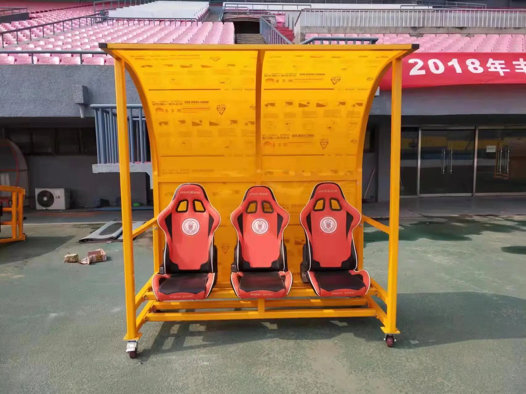 Football Soccer Dugout Bench Soccer Team Shelter for Sale