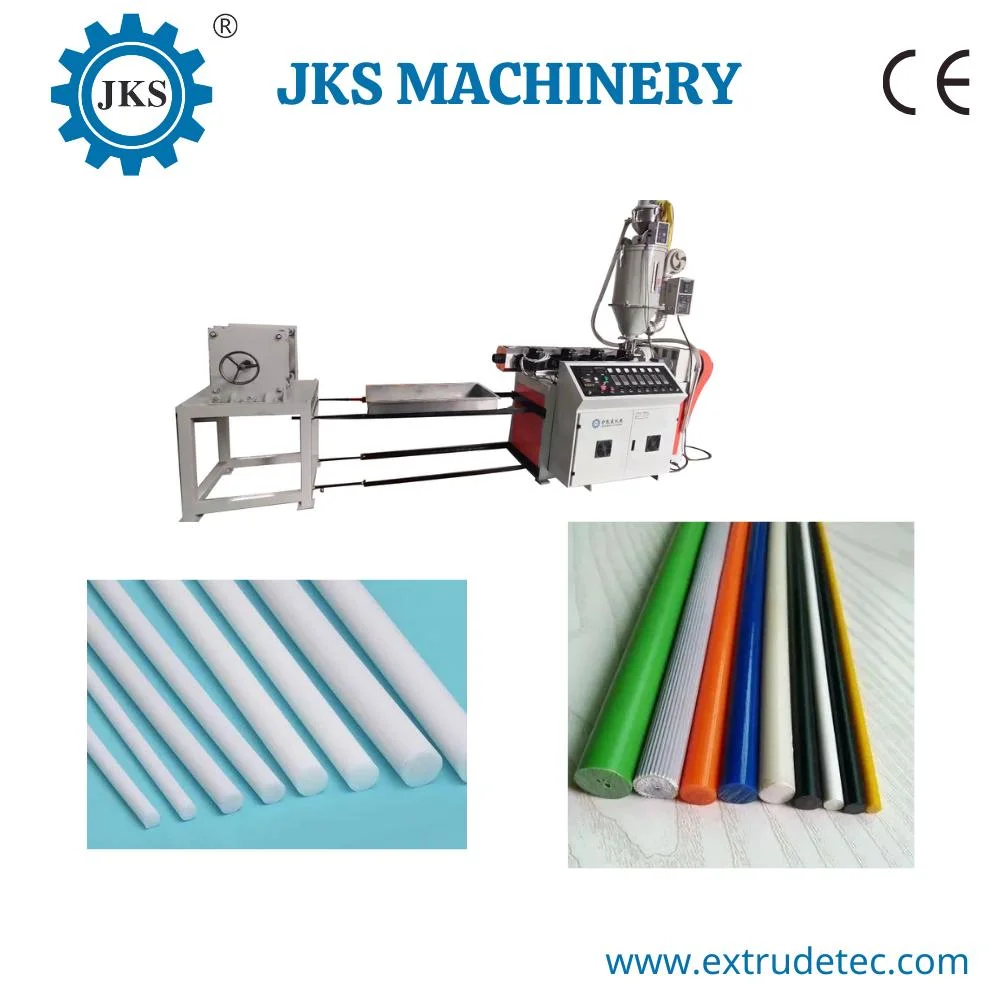 PP PE PVC PMMA POM PA Single Wall Corrugated Pipe Production Line