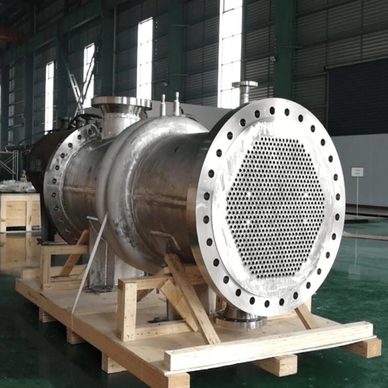 Stainless Steel, Titanium, Nickel and Hastelloy Counter Flow Evaporative Shell and Tube System Condenser