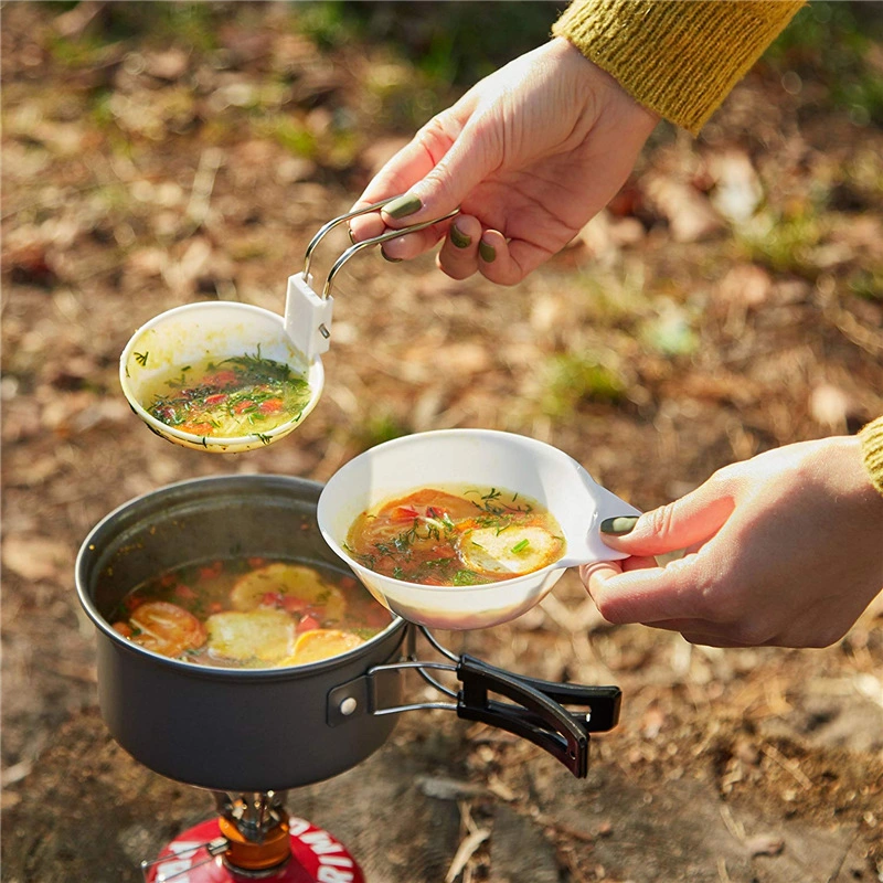 New Portable Ultralight Aluminum Outdoor Camping Hiking Fishing Cookware Cooking Picnic Pan Set 3-4 Person