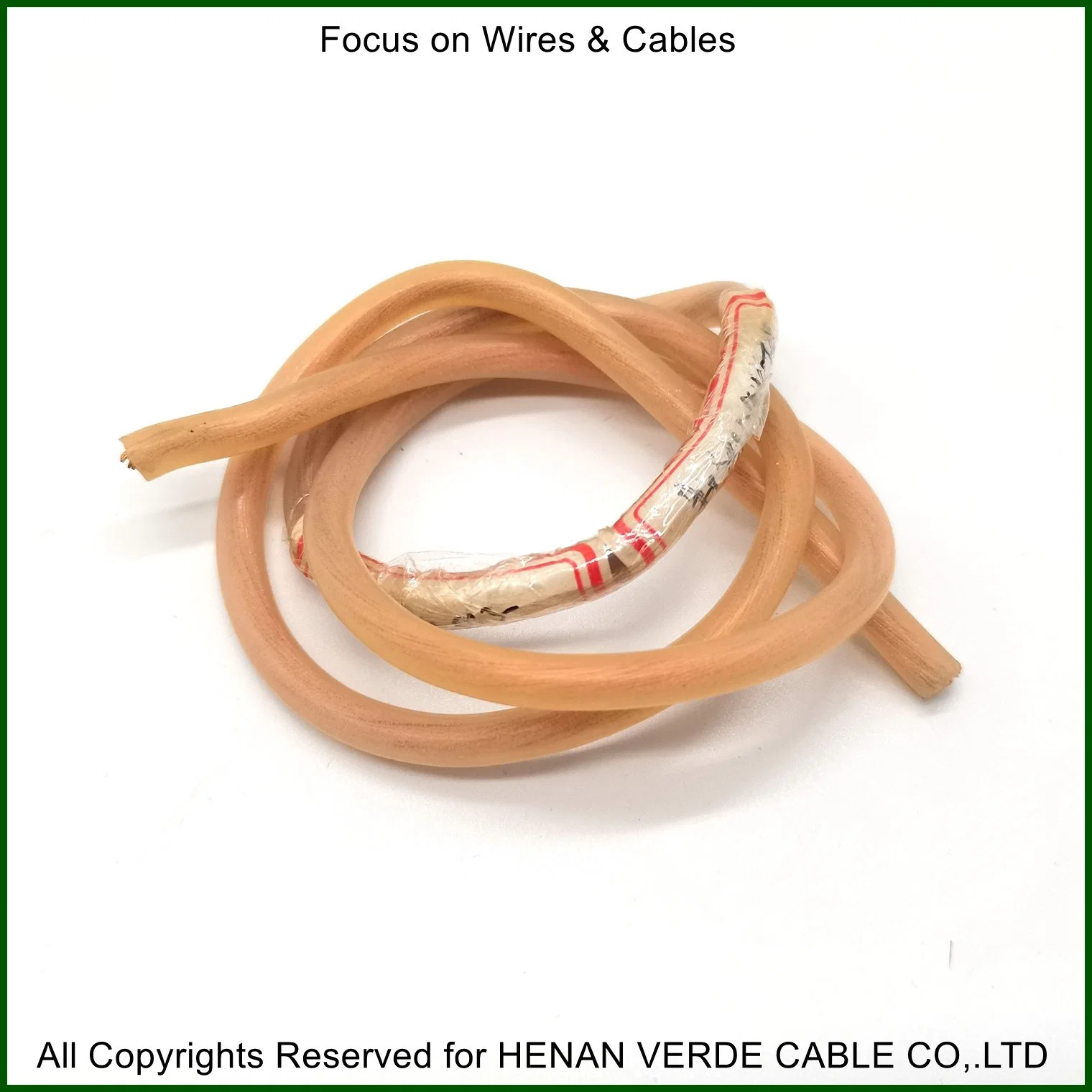 High Temperature Tinned Copper Conductor Braid Silicone Wire