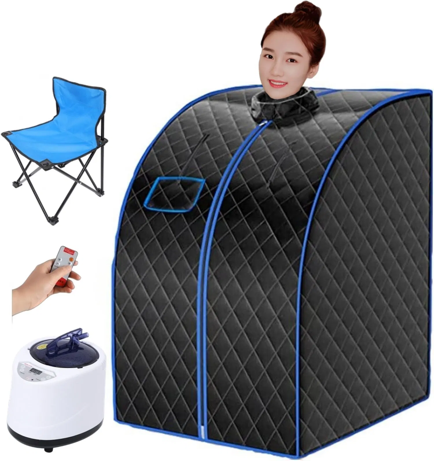 Portable Steam Sauna Full Size Personal Reinforced Zippered Tent