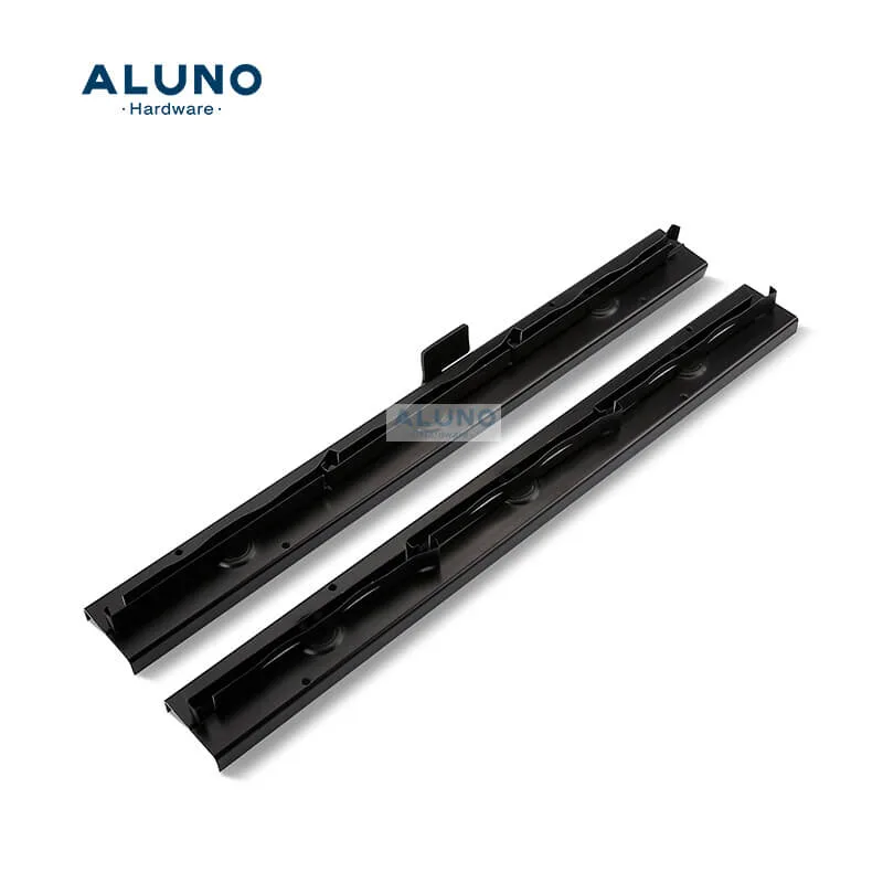 ALUNO 6 Inches Jalousie Louver Black Plastic Frame