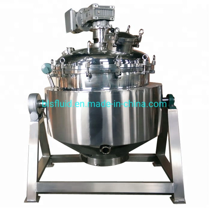 200 Liter Electric Cooking Pot with Mixer