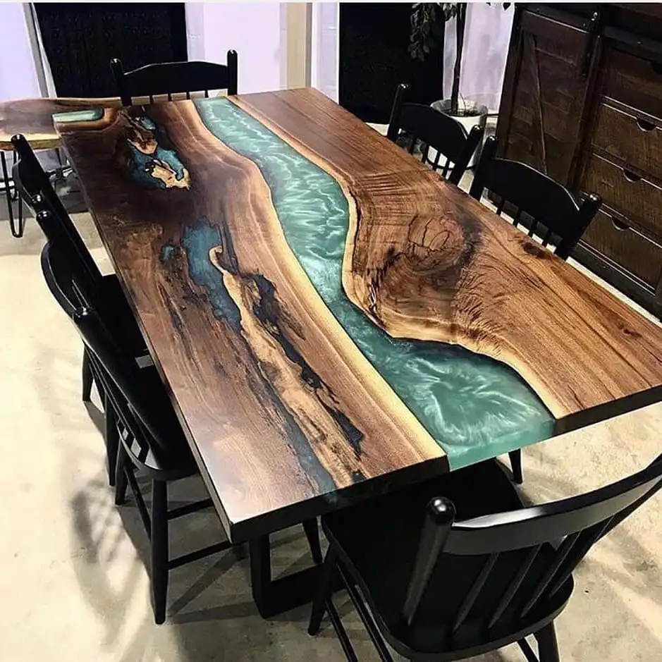 New Products 2020 Innovative Product Epoxy Resin Table Woodworking Decoration Epoxy Resin Wood