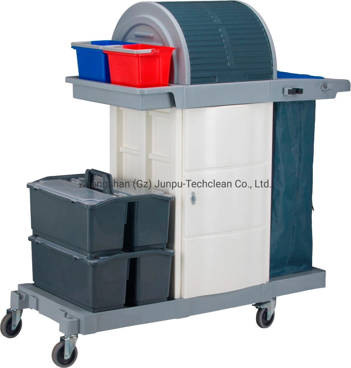 Multifunction Cleaning Service Trolley Cart for Hospital