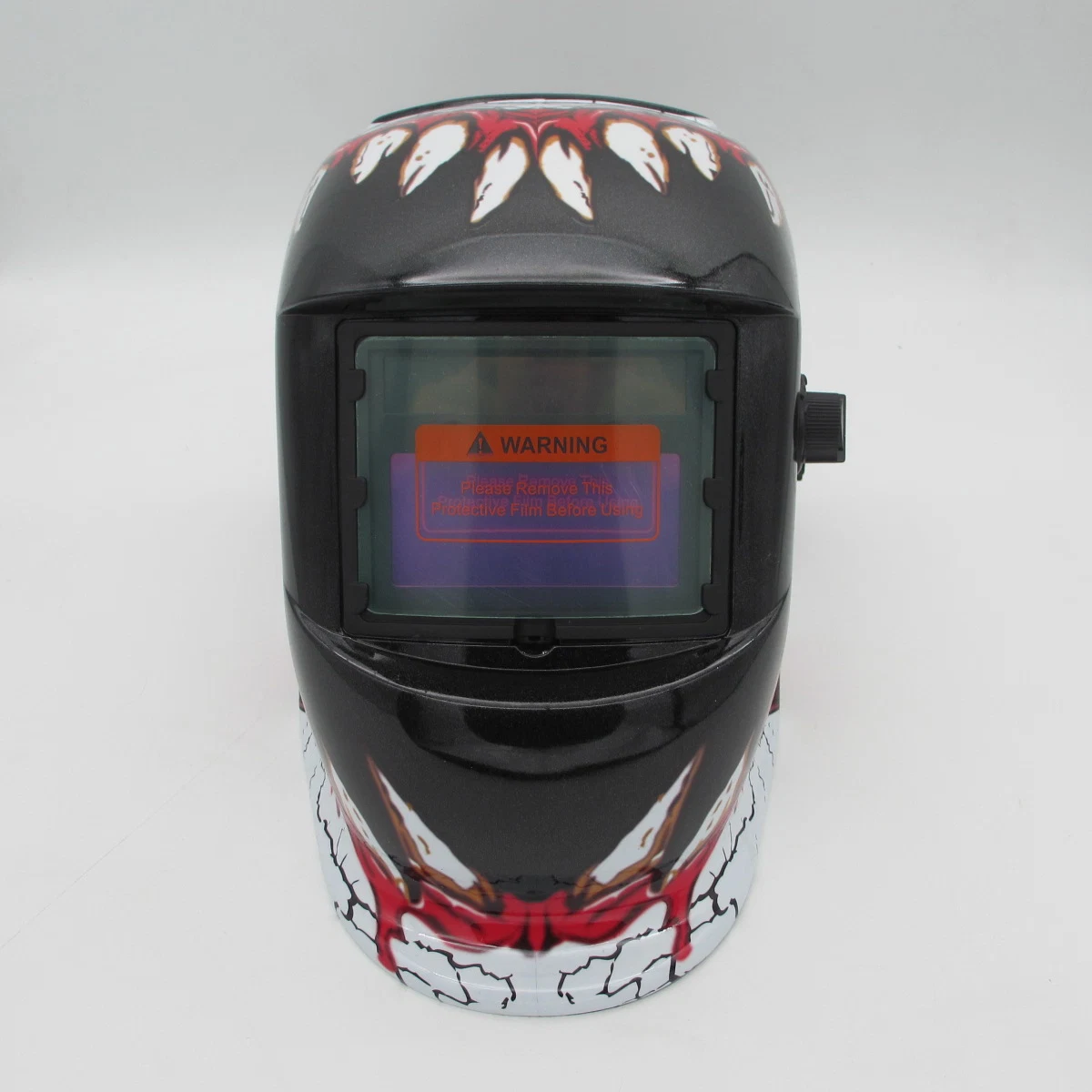 Large View 4 Sensors Headgear Solar Safety Welding Helmets with Fabulous Color Decal