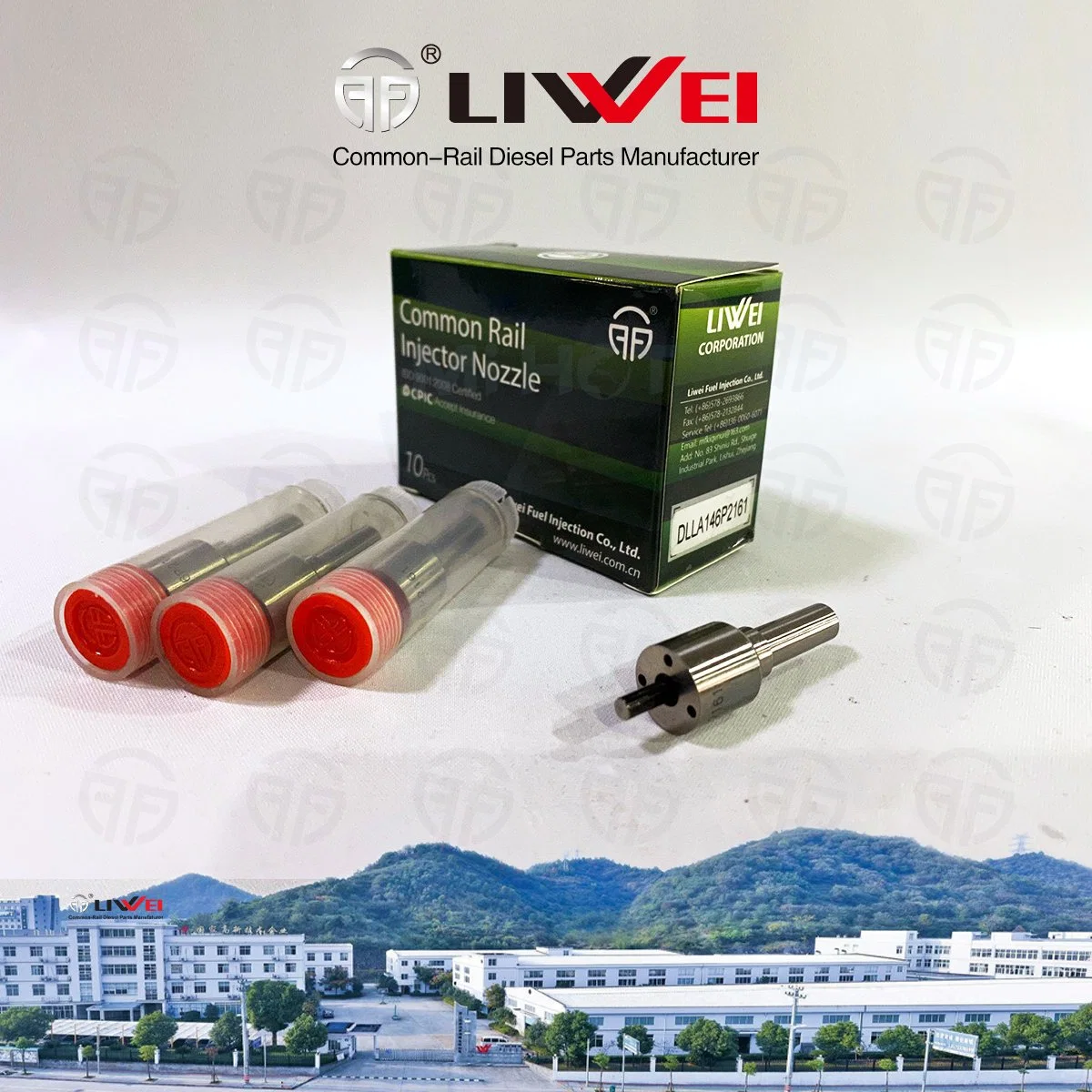 LIWEI Brand Nozzle DLLA155P1684 for Common Rail Injector Auto Parts