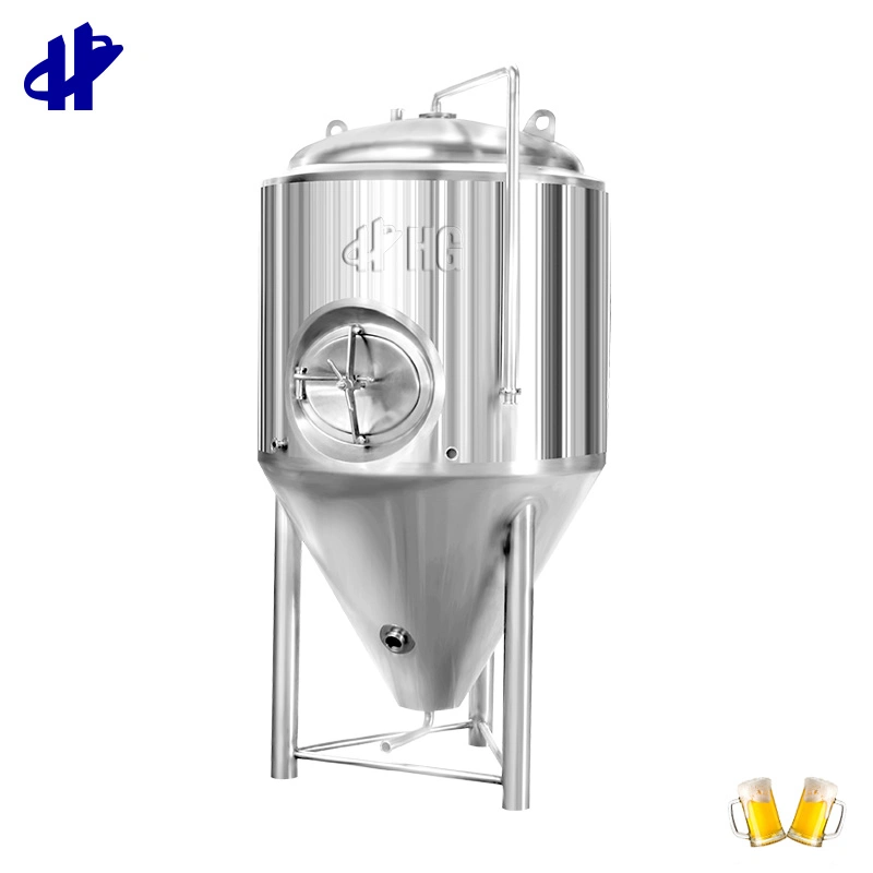 1000L 2000L Jacketed Beer Brew Conical Tank for Fermentation Bucket