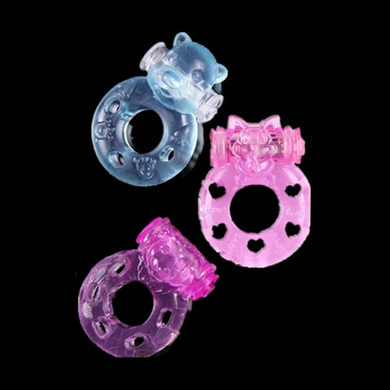 Hot Selling Vibrating Cock Ring with Button Cell
