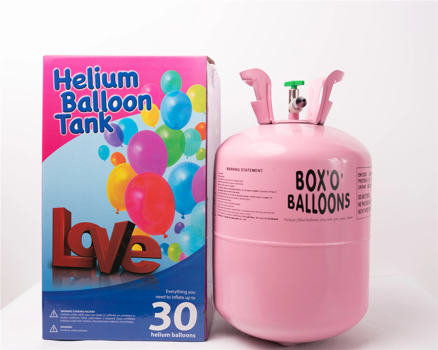 Balloon Time Disposable Helium Tank