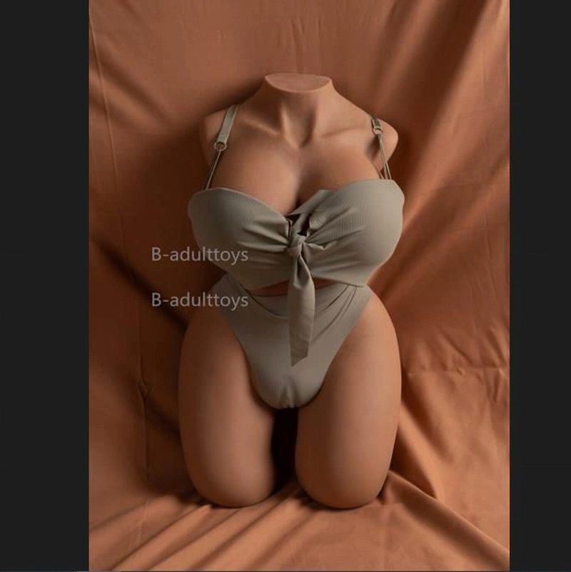 Muñeca sexual de silicona femenina mejor fabricante fábrica de venta al por mayor muñeca del amor Vagina de medio cuerpo Anal Mama grande Movimiento Ass muñeca