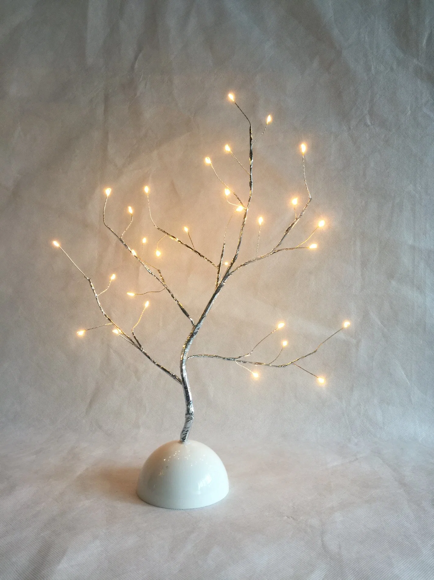 DIY Baum Kupferdraht LED Beleuchtung Weihnachtsdekoration