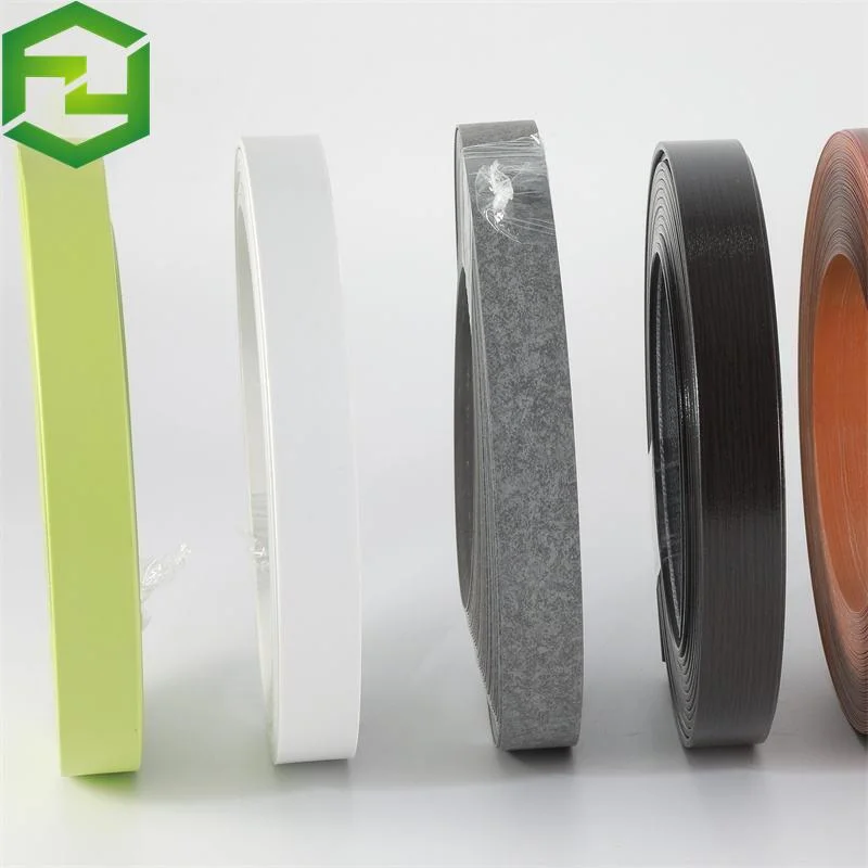 High quality/High cost performance Furniture Solid Color PVC Edge Banding Woodgrain Tape