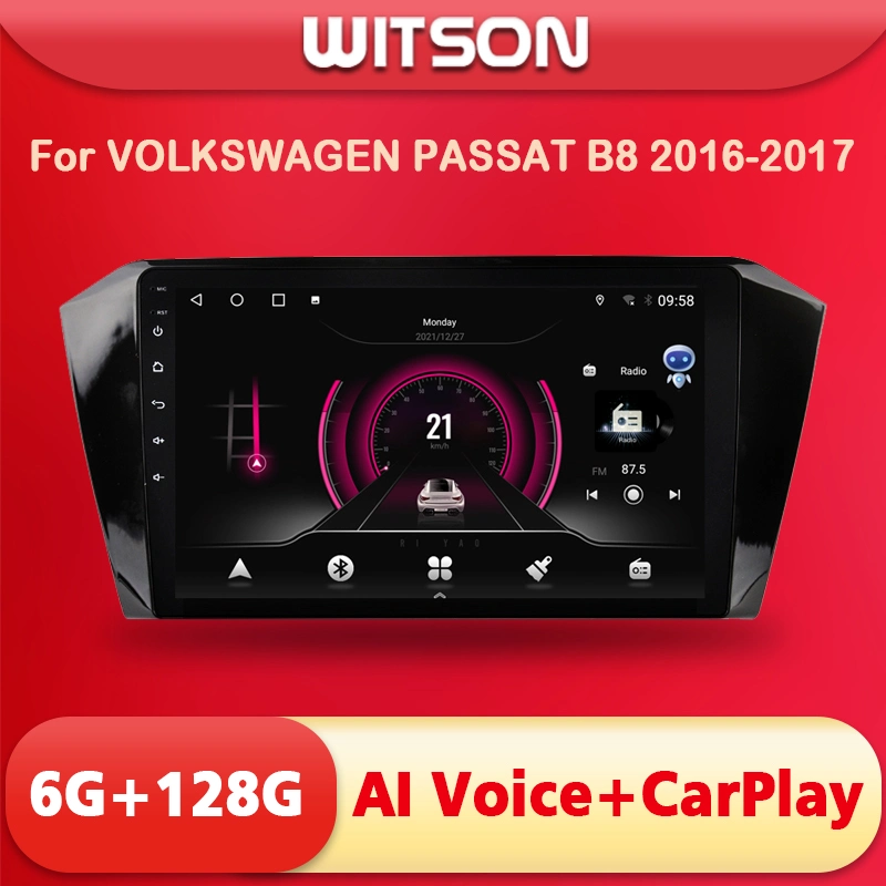 Witson Android 11 Car Navigation for Volkswagen Passat B8 2016-2017 Ai Voice Carplay Navigation WiFi GPS 2 DIN Auto Radio