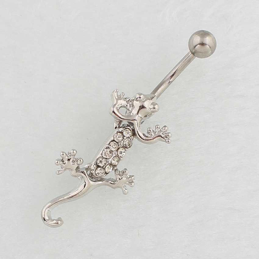 Stainless Steel Prevent Allergies Gecko Belly Button Rings