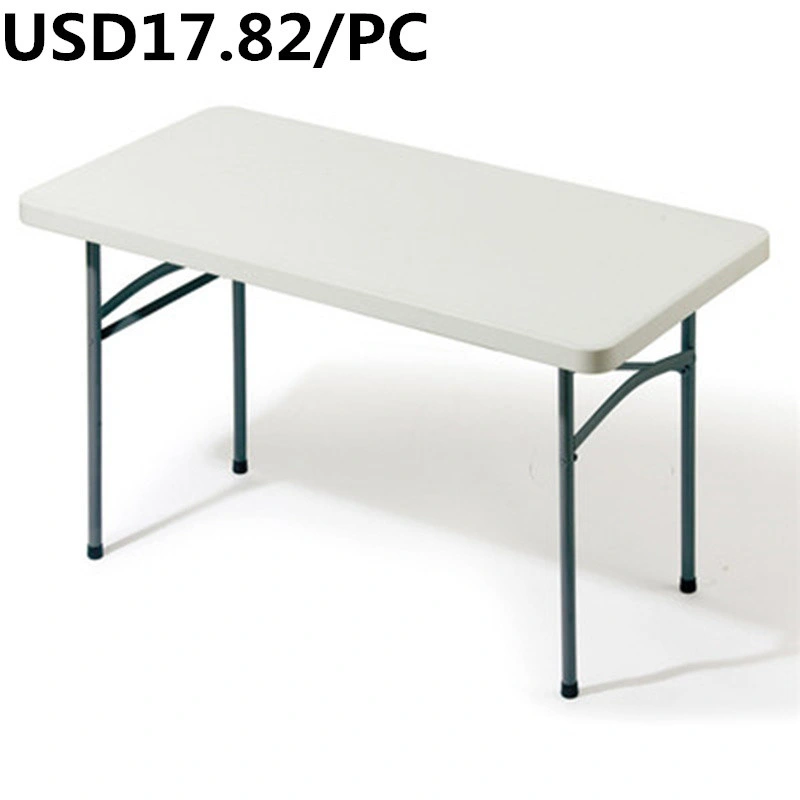 Best Selling Modern Metal Fram Portable Indoor Garden Dining Folding Table