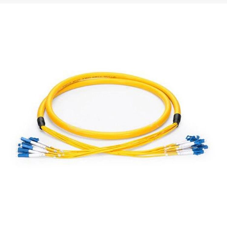 LC/Upc to LC/Upc 6 Fibers Sm 9/125 Multi Core Fiber Patch Cable