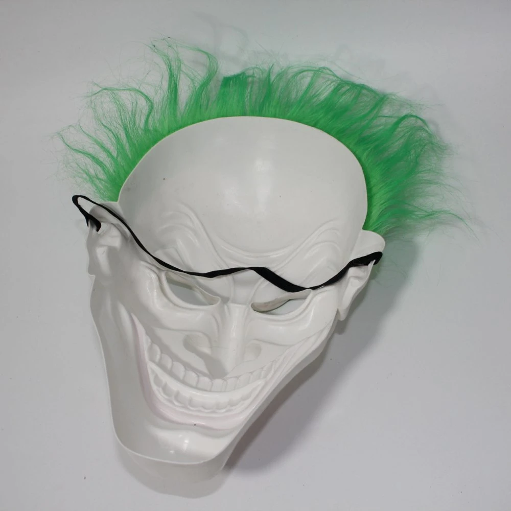 Manufacturers Wholesale/Supplier Green Hair Clown Mask Costumes Party Masks Scary Role Play Halloween Masks