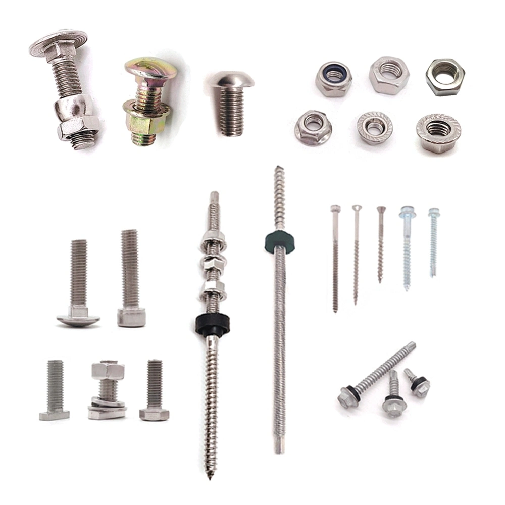 Stainless Steel SS304 A2 M10X200/250/300 /Hanger Bolt Screw/ Double End Screw with Wood Thread/Hanger Screws/Dowel Screws for Solar Energy Bracket System
